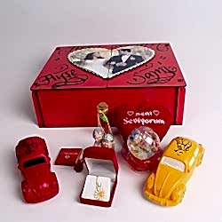 HediyecinHeryerde - Kişiye Özel Resimli WosWoslu Kırmızı Kombin Kutu