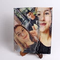 HediyecinHeryerde - Kişiye Özel Resimli Çift Yönlü Pullu Sihirli Tablo Çerçevesi