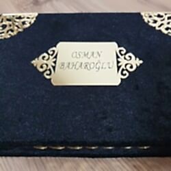 Kişiye Özel Kadife Lüx Kutulu Erkek Hediye Kombini - Thumbnail