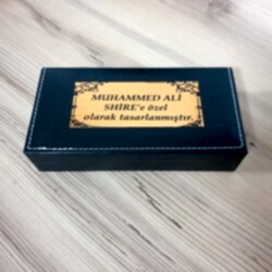 Kişiye Özel İsimli Kutulu Lüks Kalem Seti Pilot Ve Tükenmez Kalem - Thumbnail