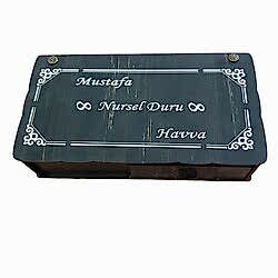 Kişiye Özel Kemer Cüzdan Zippo Çakmak Erkek Kombini Hediye - Thumbnail