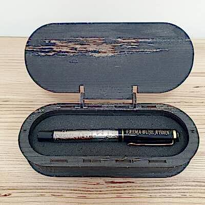 Kişiye Özel İstanbul Temalı İsimli Lüks Metal Roller Kalem Seti