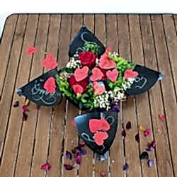 Çiçekli Patlayan Bomba Hediye Kombini - Thumbnail