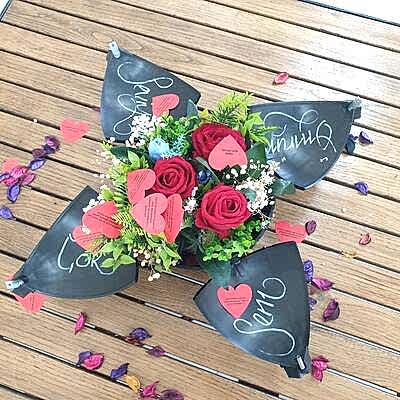 Çiçekli Patlayan Bomba Hediye Kombini