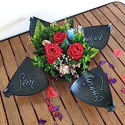 Çiçekli Patlayan Bomba Hediye Kombini