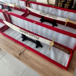 Dekoratif 70 cm Çelik Yapım Fatih Kılıcı - Thumbnail