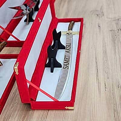 Dekoratif 70 cm Çelik Yapım Fatih Kılıcı