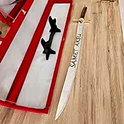 Dekoratif 70 cm Çelik Yapım Fatih Kılıcı - Thumbnail