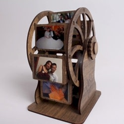 HediyecinHeryerde - Kişiye Özel Resimli Ahşap Değirmen Dönme Dolap